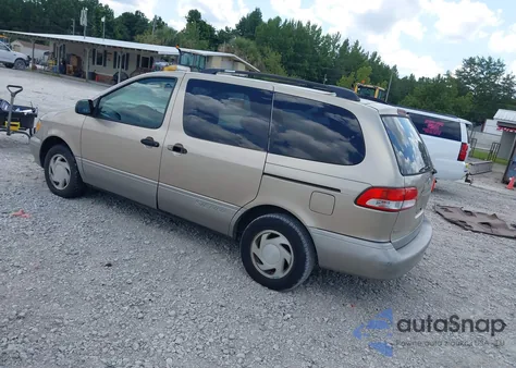 2002 Toyota Sienna Le from USA, damaged, VIN 4T3ZF13C42U485436